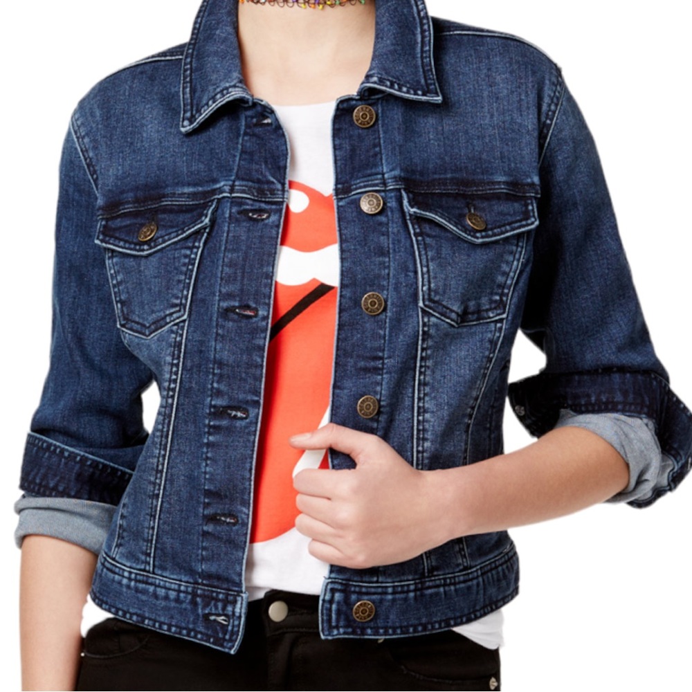 Celebrity Pink Classic Denim Jacket - Picture 1 of 8
